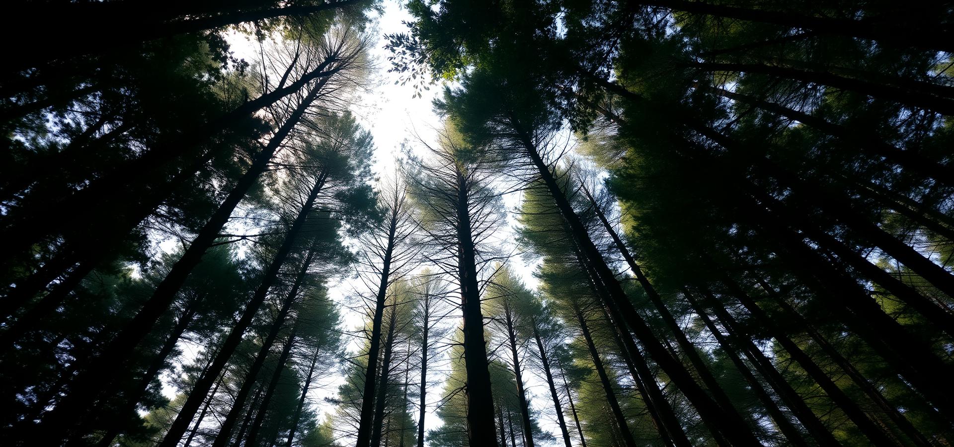 Tall forest canopy